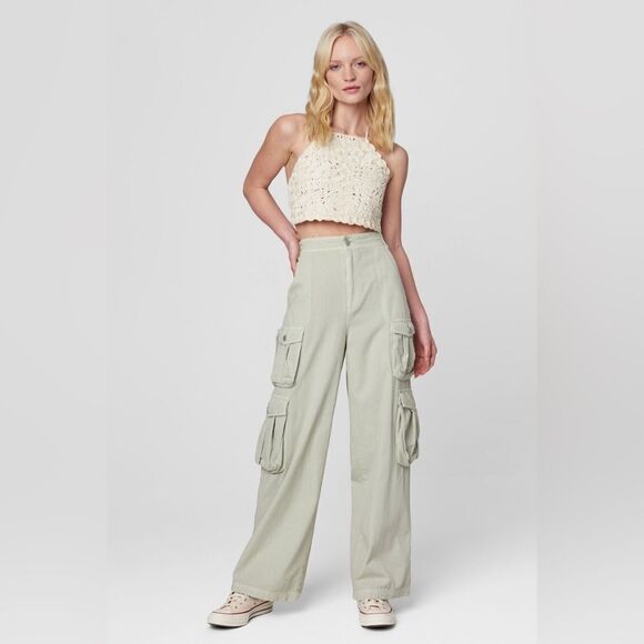 Blank NYC Franklin In Powder Puff Cargo  Pants Women's Size Small - Picture 1 of 12